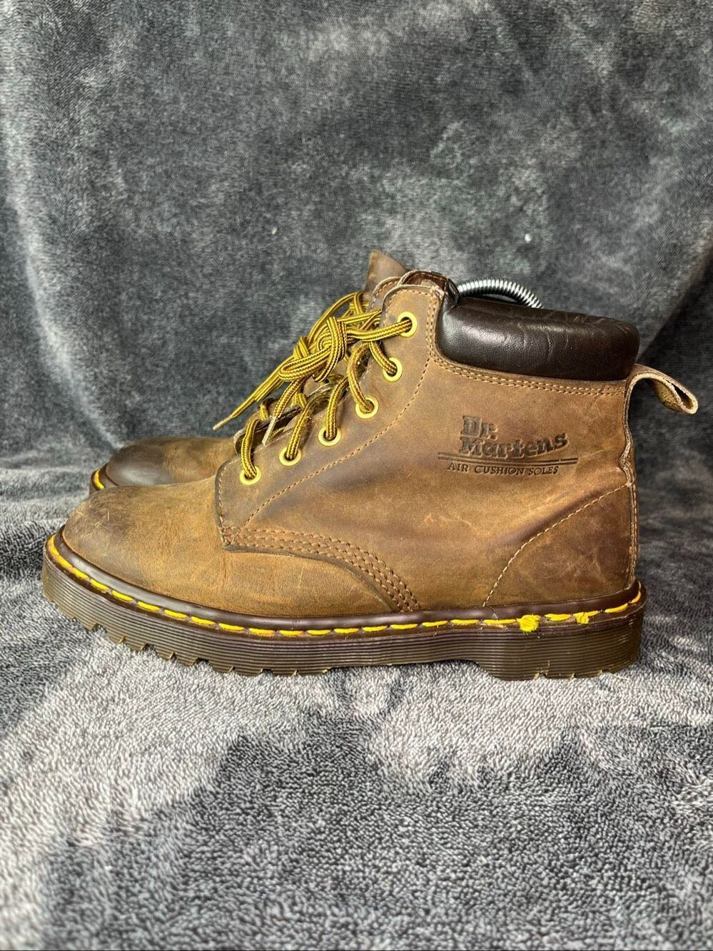 Vintage Dr. Martens 939 Made in England Brown Leather Boots Women 6
